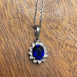 Helzberg sapphire necklace